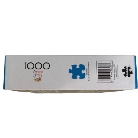 RESERVED BUFFALO Jigsaw Puzzle Dusk at the Harbor 1000 Piece Dominic Davison - Picture 8 of 12